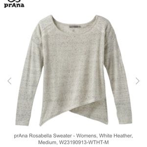 Prana Rosabella Organic Cotton Open Weave Sweater